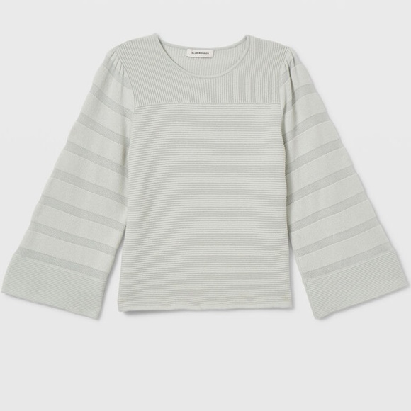 Jacquard Stripe Crew Sweater - New With Tags - NEVER WORN - Smoke - Picture 4 of 4